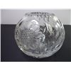 Image 2 : Cut Glass Crystal Ball Vase