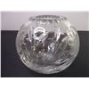 Image 3 : Cut Glass Crystal Ball Vase