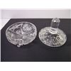 Image 3 : (3) Piece Creamer, Sugar Dish and Tray and Footed Candy Dish