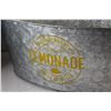 Image 2 : (2) Galvanized Oval Cooler Buckets