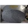 Image 6 : (2) Galvanized Oval Cooler Buckets