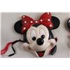 Image 2 : (2) Mickey and Minnie Mouse Wall Hangings, Mickey Mouse Toothbrush Holders