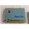 Image 2 : (2) Black Cat Cigarette Tins, (2) Player's Tins