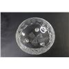 Image 2 : Pinwheel Crystal Bowl - Crystal Footed Dish w/Etched Flower Design