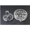 Image 2 : Pinwheel Crystal Butter Dish - Pinwheel Crystal Footed Sugar Bowl