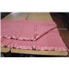 Image 4 : Kenwood Pink Lap Wool Blanket (62" x 68")