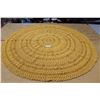 Image 1 : Round Crocheted Tablecloth (52" Dia)
