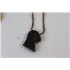 Image 4 : Indigenous Hair Ties & Stone Eagle Necklace Traditional Style