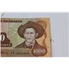 Image 3 : 1985 Nicaragua 1000 Cordobas Bill