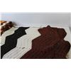 Image 3 : (2) Afghan/Crochet Quilts (Throw Size)