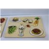 Image 3 : (2) Kids Wooden Puzzles - Food Themed
