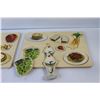 Image 4 : (2) Kids Wooden Puzzles - Food Themed