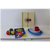 Image 1 : Tugboat Themed Children's Dish Set, Juggling Set w/Book, 250 Business Cards