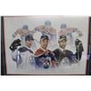 Image 2 : *Edmonton Oilers Commemorative Autographed Wall Hanging - 33 3/4" x 27 3/4"