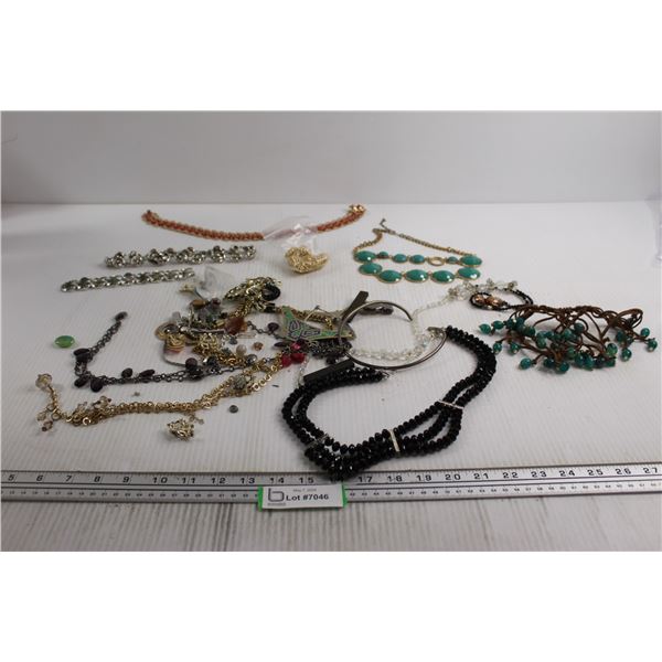 Assorted Necklaces and Jewelry - As Is