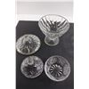 Image 6 : (4) Glass Dishes - Candy Dishes