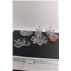 Image 1 : (3) Glass Dusges, (3) Candy Dishes
