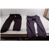 Image 1 : (2) Pairs Hyba Purple Leggings - S