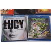 Image 4 : (13) Lot of DVD & Blu-ray Movies: Lucy; Night at the Museum; Disney; TMNT