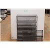 Image 1 : * Metal Painted Storage Shelves: Detachable - 50" tall 26" Wide