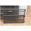 Image 2 : * Metal Painted Storage Shelves: Detachable - 50" tall 26" Wide