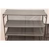 Image 3 : * Metal Painted Storage Shelves: Detachable - 50" tall 26" Wide