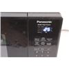 Image 4 : Panasonic 900 Watt Black Microwave Oven - Powers Up 15" Wide 12" Tall