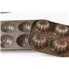 Image 2 : (5) Vintage Aluminum GSW Muffin Cup Cakes Baking Pans