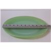 Image 2 : Vintage Fire king Oven Glass Jadeite Oval Platter