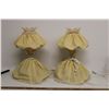 Image 1 : (2) Pair of Vintage Ballerina Matching 3-Piece Lamps - Untested