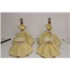 Image 2 : (2) Pair of Vintage Ballerina Matching 3-Piece Lamps - Untested