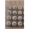 Image 2 : (24) Used Golf Balls Of Various Manufactures - Some with Branded Sponsors (Nike, Callaway, Titleist,