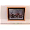 Image 1 : Plastic Framed Harley-Davidson Heritage Softail (16"x20")