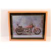 Image 2 : Plastic Framed Harley-Davidson Heritage Softail (16"x20")