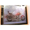 Image 3 : Plastic Framed Harley-Davidson Heritage Softail (16"x20")