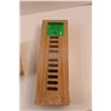 Image 4 : (2 sets of 3) Oak Hardwood Flush Mount Floor Registers (4"x10" & 2.5"x12")
