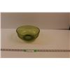 Image 1 : Green Glass Fruit/Serving Bowl