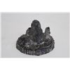 Image 3 : The Wolf Sculptures "Beaver Family" Soap Stone Carving
