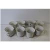 Image 2 : Metal Breakfast Set (NIB) - (8) Cups w/Gold Edging