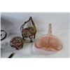 Image 3 : Assorted Household Decor - Glass Ashtrays - Candle Holder - Globe Pen Holder