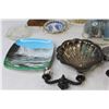 Image 5 : Assorted Household Decor - Glass Ashtrays - Candle Holder - Globe Pen Holder