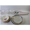 Image 6 : Assortment of Ceramic Dishware - Glass Bowls - Cut Glass Dish