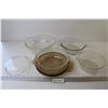 Image 1 : (4) Pyrex Glass Baking Dishes w/Lid - (1) Glass Casserole Dish