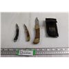 Image 1 : (3) Folding Knives
