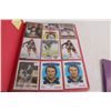 Image 3 : (3) Folders of Ed Giacomin, Brad Park, and Andy Bathgate Hockey Cards - (3) Pages with Oversized Car