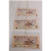 Image 5 : (3) 1986 Canadian $2 Bills
