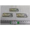 Image 1 : (3) 1973 Canadian $1 Bills