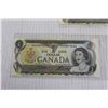 Image 2 : (3) 1973 Canadian $1 Bills