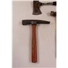 Image 2 : Various Hand Tools - Claw Hammers, Hatchet, Wooden Spoon, Paint Can Opener, Masons Hammer, Deep Thro