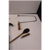 Image 5 : Various Hand Tools - Claw Hammers, Hatchet, Wooden Spoon, Paint Can Opener, Masons Hammer, Deep Thro